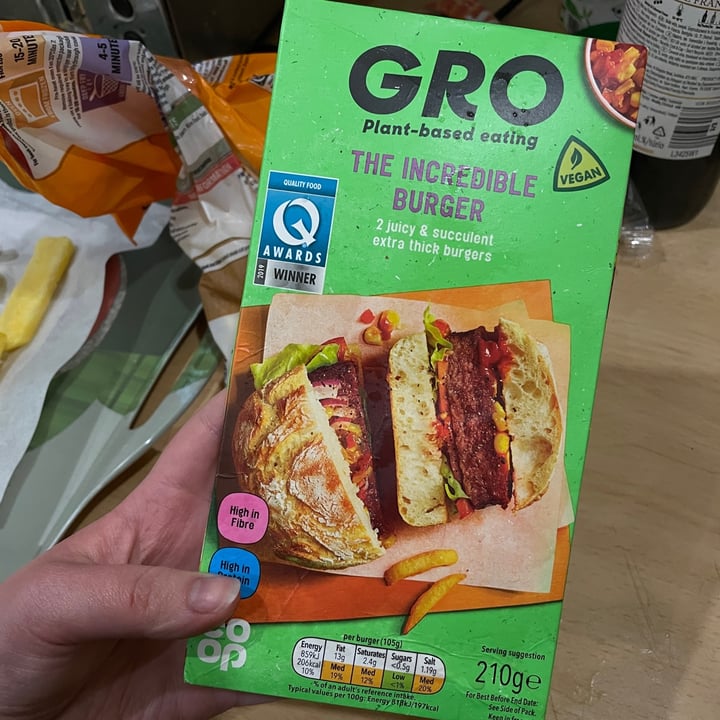 photo of Coop Gro The Incredible Burger shared by @oliviakeay on  19 Feb 2023 - review