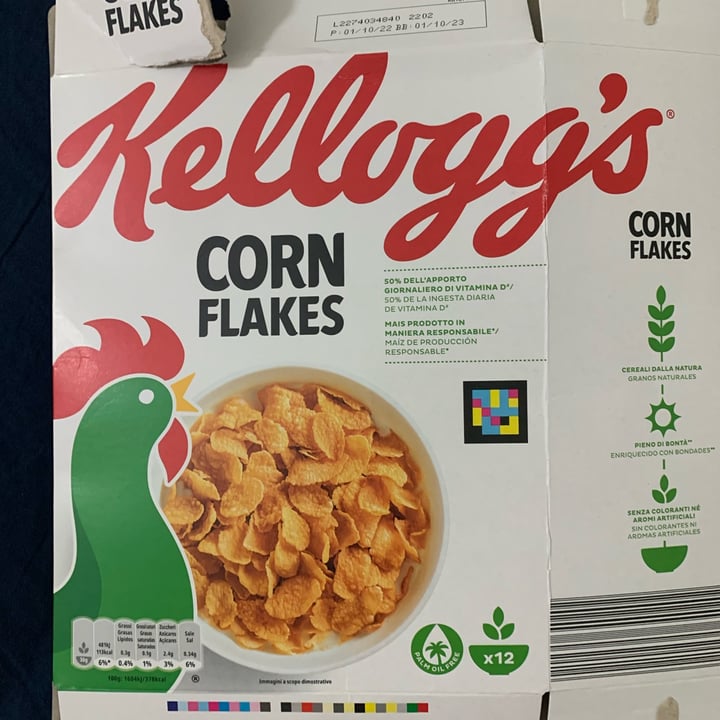 photo of Kellogg's Corn Flakes shared by @azzurracontraf on  12 Feb 2023 - review