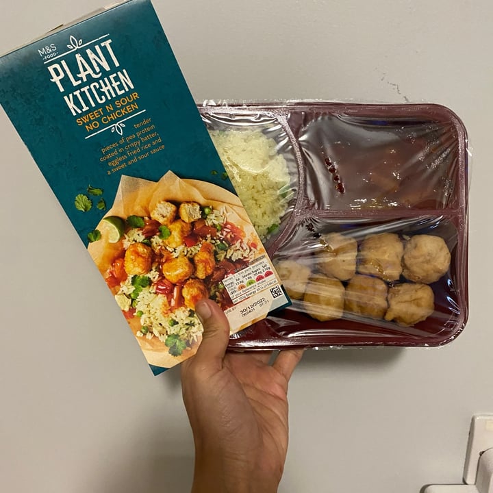 photo of Plant Kitchen (M&S) Sweet n Sour No Chicken shared by @belliebone2022 on  30 Dec 2022 - review