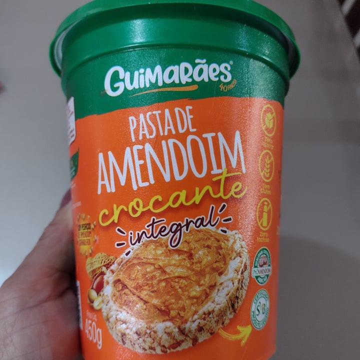 photo of Guimarães Pasta de Amendoim Crocante Integral shared by @pimentelmp on  21 May 2023 - review