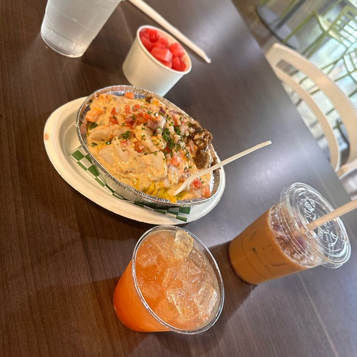 photo of Early Bird Vegan (Tempe) shrimp and sausage grits shared by @kspencer on  13 Aug 2023 - review