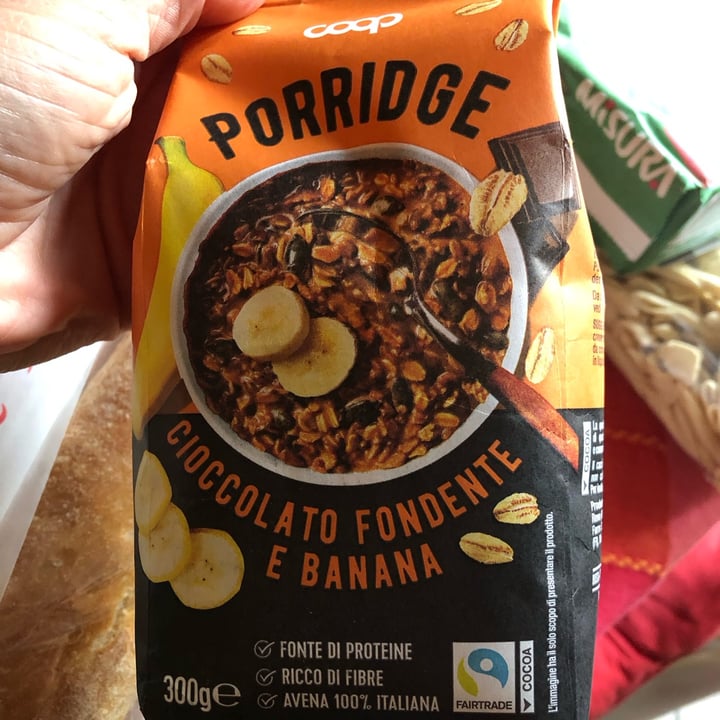 photo of Coop Porridge Cioccolato Fondente E Banane shared by @soniapesa on  11 May 2023 - review