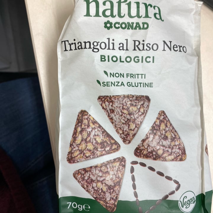 photo of Verso Natura Conad Veg Triangoli al riso nero shared by @ailguig on  14 Mar 2023 - review