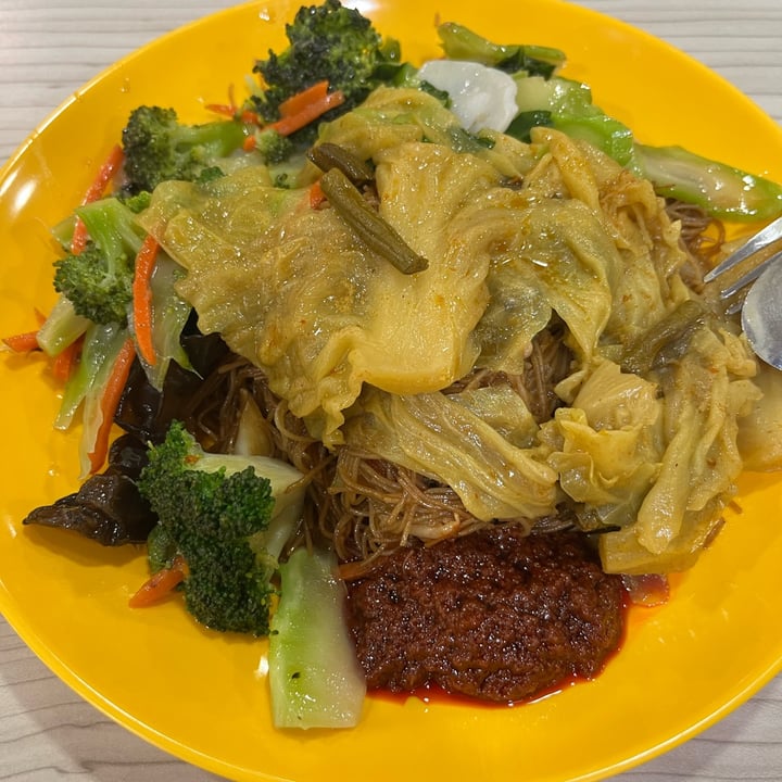 photo of Vegetarian @ TP fried bee hoon, celery, brocolli and curry vegetables shared by @soy-orbison on  02 May 2023 - review