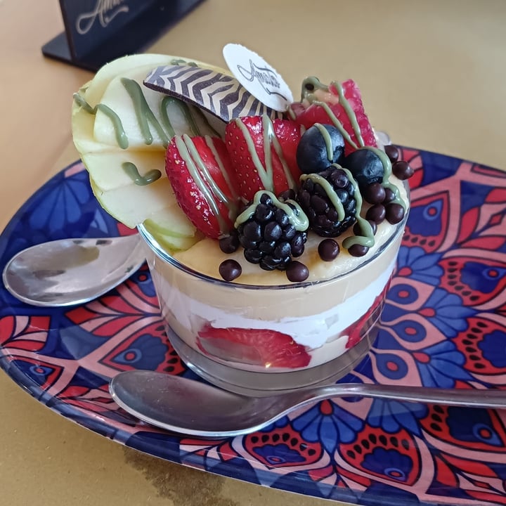 photo of Amato - Pinseria Pasticceria Gelateria Dessert Estivo Vegan (Crema Panna Frutta shared by @alicevee on  23 Jul 2023 - review
