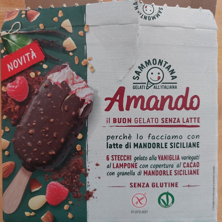 photo of Sammontana amando stecchi gelato alla Vaniglia Variegato Al Lampone shared by @dimii on  14 Aug 2023 - review