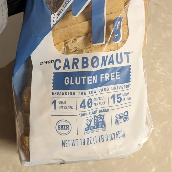 photo of Carbonaut White bread shared by @sudogtfo on  07 Mar 2023 - review