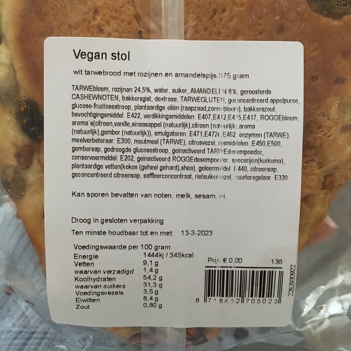photo of Jumbo Vegan Stol shared by @taz on  07 Mar 2023 - review