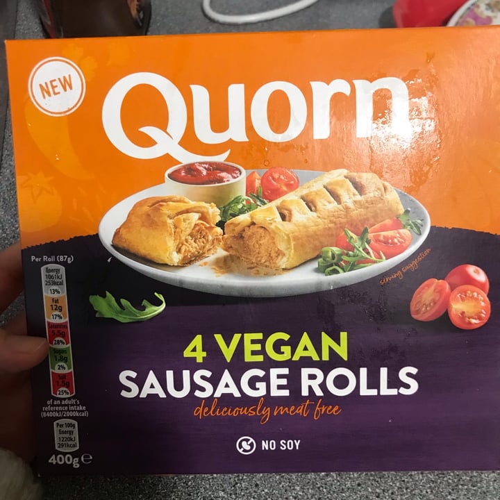photo of Quorn 4 Vegan Sausage Rolls shared by @suellen on  07 Jan 2023 - review