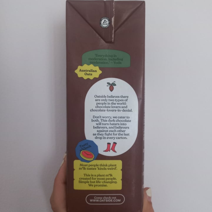 photo of Oatside Oatside Chocolate shared by @punilu on  20 May 2023 - review