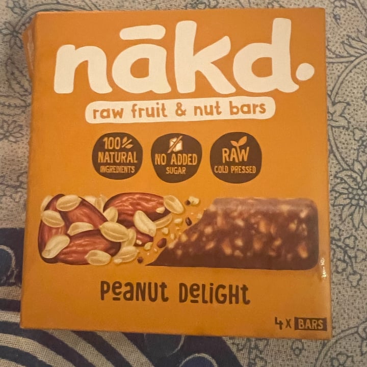 photo of Nākd. raw fruit & nut bar peanut delight shared by @fraulicia on  19 Jun 2023 - review