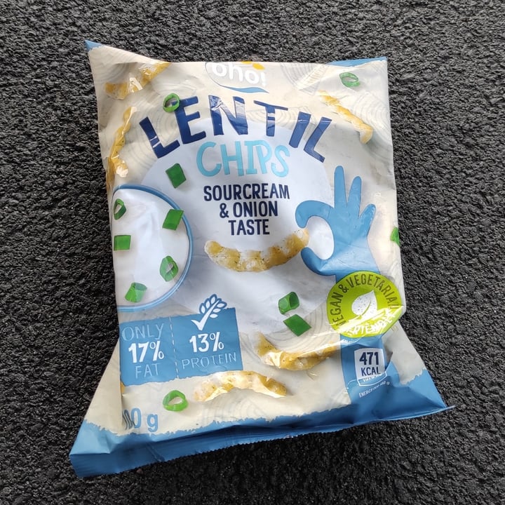 photo of Oho! Lentil Chips Sourcream & Onion Taste  shared by @mrd2020 on  27 Feb 2023 - review