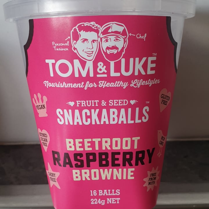 photo of Tom & Luke Fruit & Seed Snackaballs Beetroot Raspberry Brownie shared by @carolynw on  06 Feb 2023 - review
