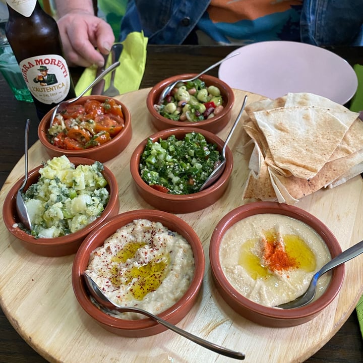 photo of Tahini Vegan Mezze Platter shared by @louisemairs on  07 Apr 2023 - review