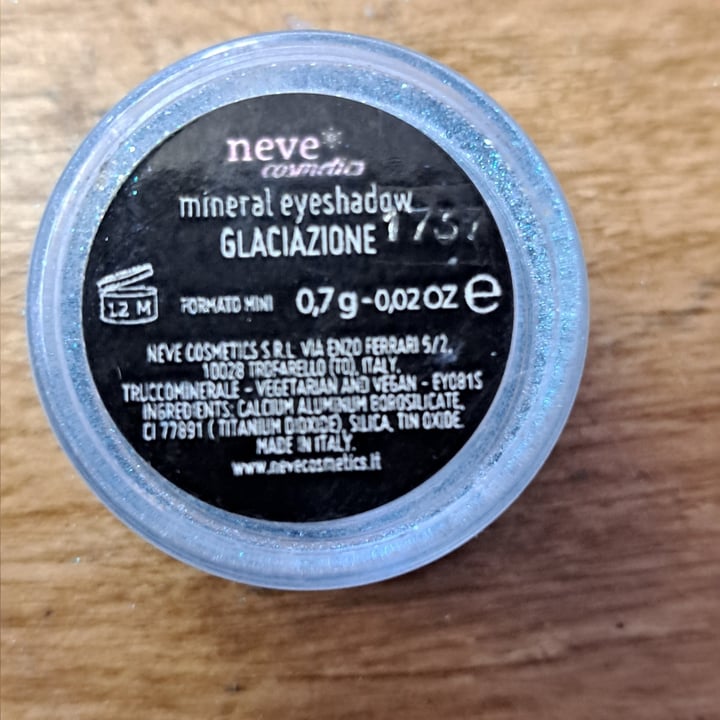 photo of Neve Cosmetics mineral eyeshadow glaciazione shared by @ilariapetri on  07 Mar 2023 - review