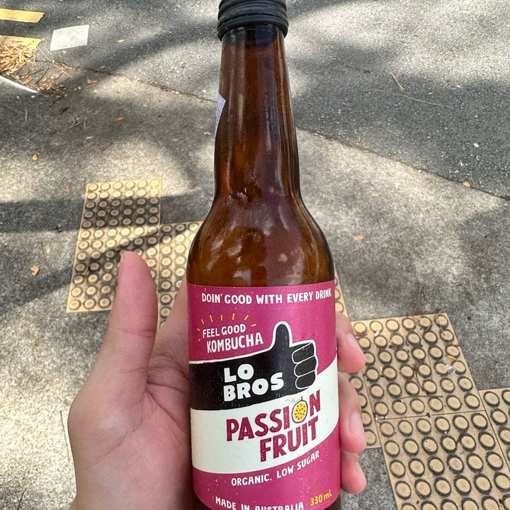 photo of Lo Bros Kombucha passion fruit shared by @cslin90 on  18 Feb 2023 - review
