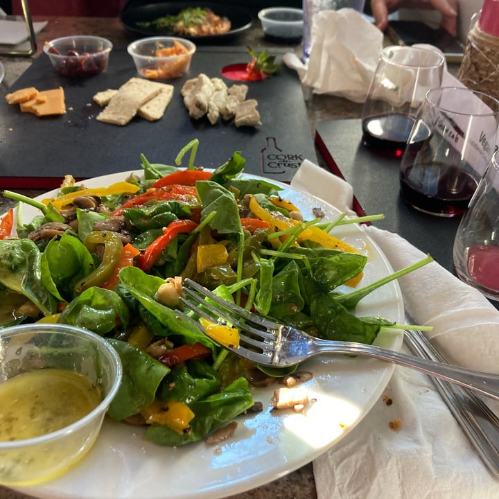 photo of Cork N Crust Gabanzo Bean Salad + Vegan Cheese Board shared by @aprilflowers on  17 Jul 2023 - review