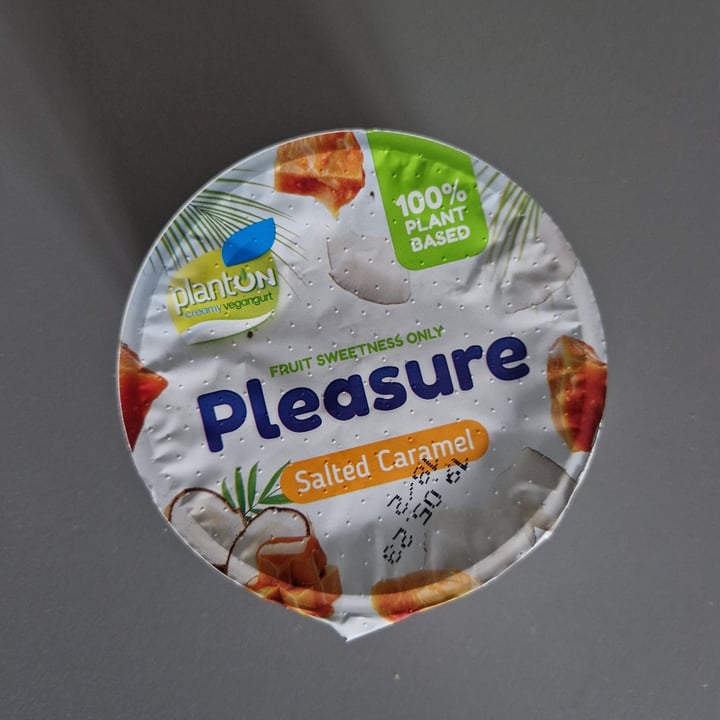 photo of Planton coconut vegangurt salted caramel shared by @eleveg98 on  10 May 2023 - review