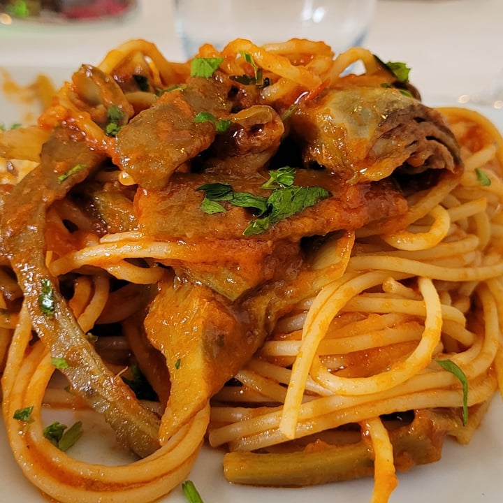 photo of Ristorante Mare Forza 3 Spaghettone Sugo E Carciofi shared by @aleseri on  02 May 2023 - review