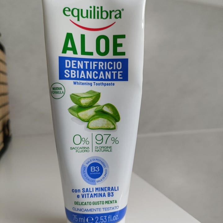 photo of Equilibra aloe dentifricio sbiancante shared by @alessandracuneo on  17 Jul 2023 - review