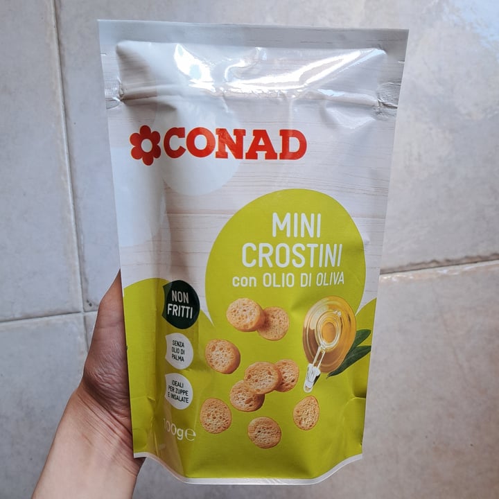 photo of Conad Mini crostini con olio di oliva shared by @giuliasmart on  21 Mar 2023 - review