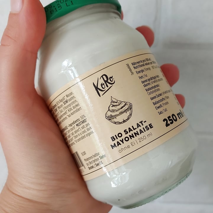 photo of Koro Maionese vegan shared by @veraviglie on  16 Jul 2023 - review