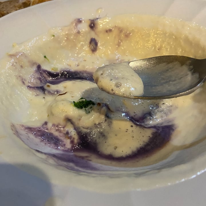 photo of SimBIOsi Organic Ristorante Pizzeria crema di cavolo viola in spuma e polentine fritte shared by @brenda90210 on  05 May 2023 - review