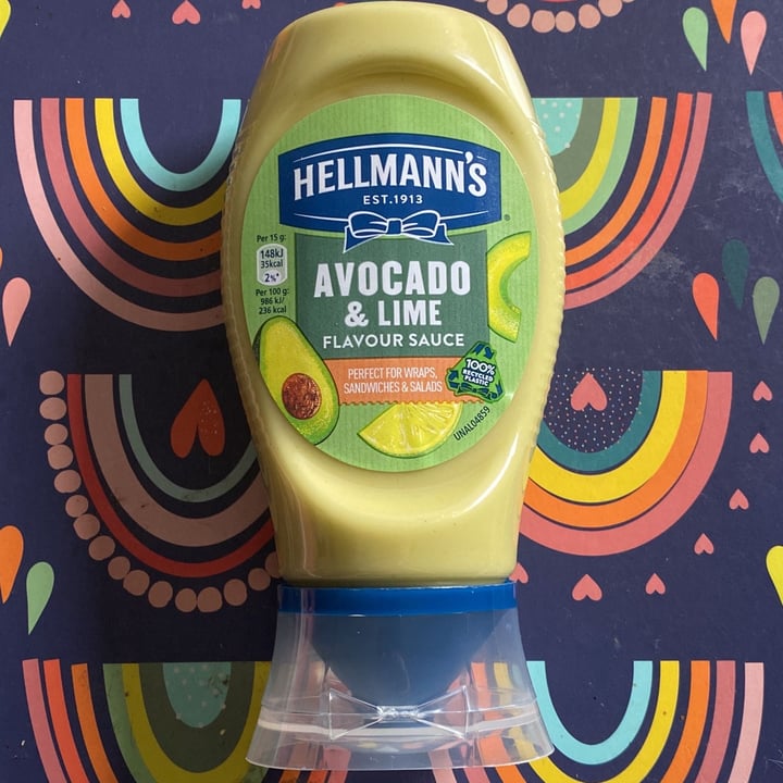 photo of Hellmann’s Avocado & lime shared by @bekahfromearth on  04 Jul 2023 - review