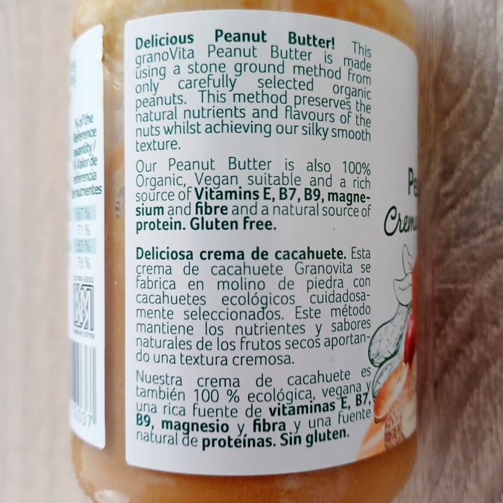 photo of grano Vita Crema de cacahuete shared by @angso on  13 Apr 2023 - review