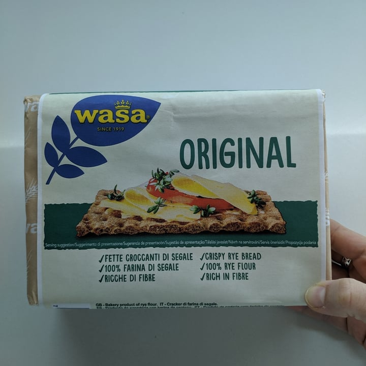 photo of Wasa Wasa Original shared by @lauraarual on  31 Mar 2023 - review
