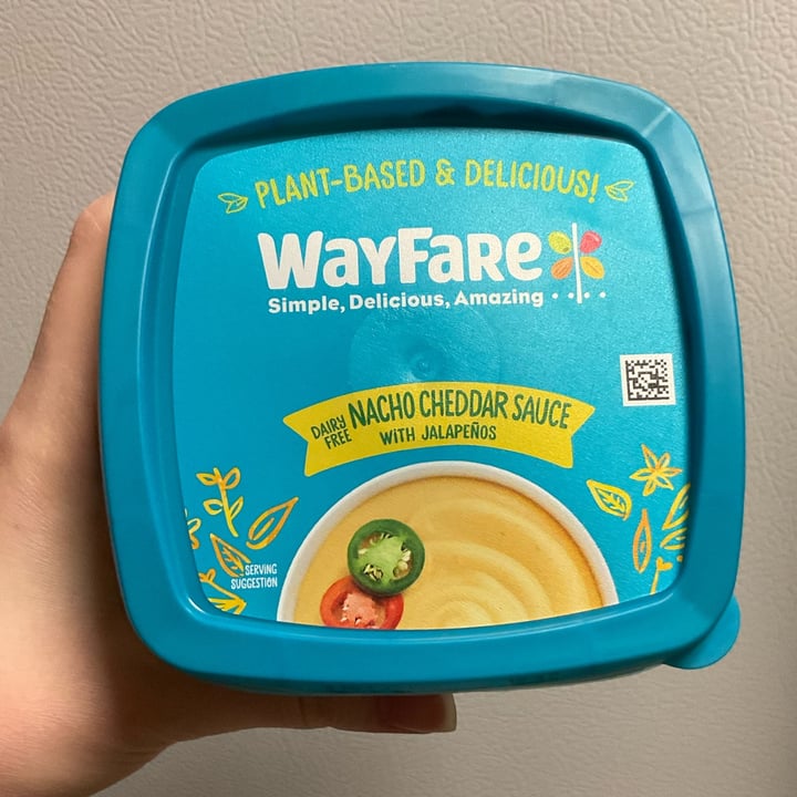 photo of WayFare Dairy-free nacho cheddar with jalapenos shared by @maddysveganlife on  13 Feb 2023 - review