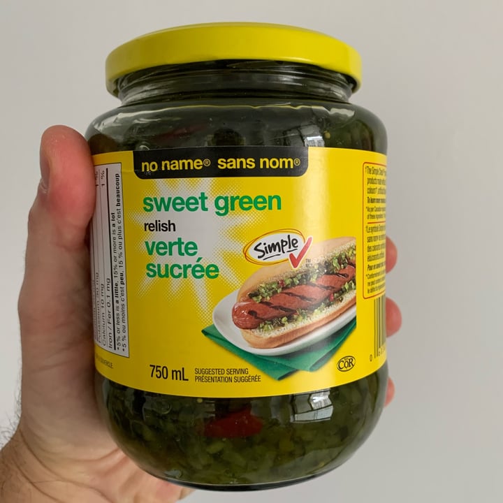 photo of No Name Sans Nom Sweet green relish shared by @louisg on  20 Mar 2023 - review