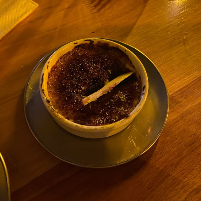 Photo of the dish “crema quemada de castañas”
