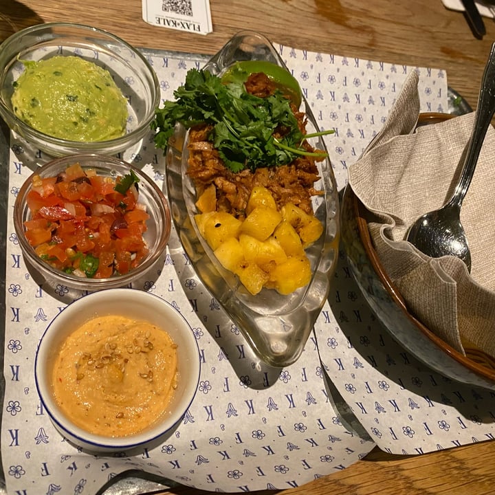 photo of Flax&Kale Tacos del pastor shared by @irenevegan on  26 Feb 2023 - review
