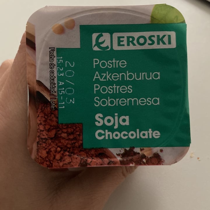 photo of Eroski Postre Soja Chocolate shared by @ladycow on  03 Mar 2023 - review
