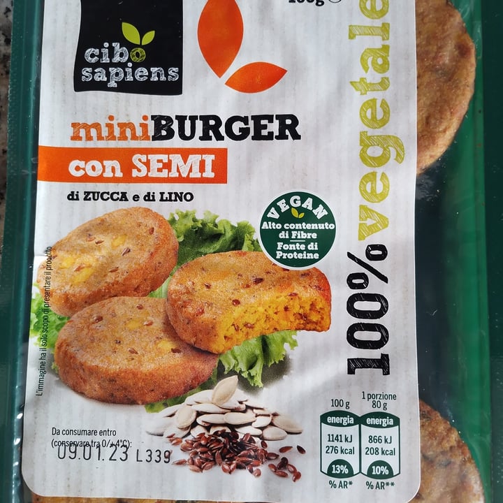 photo of Cibo Sapiens Mini burger zucca shared by @marghe23 on  12 Jan 2023 - review