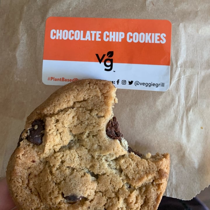 photo of VeggieGrill chocolate chip cookies shared by @veghui on  26 Jan 2023 - review