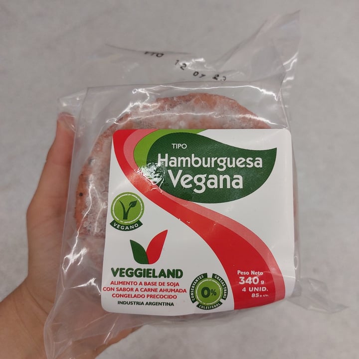 photo of Veggieland Hamburguesa Vegana shared by @carinci on  26 Feb 2023 - review