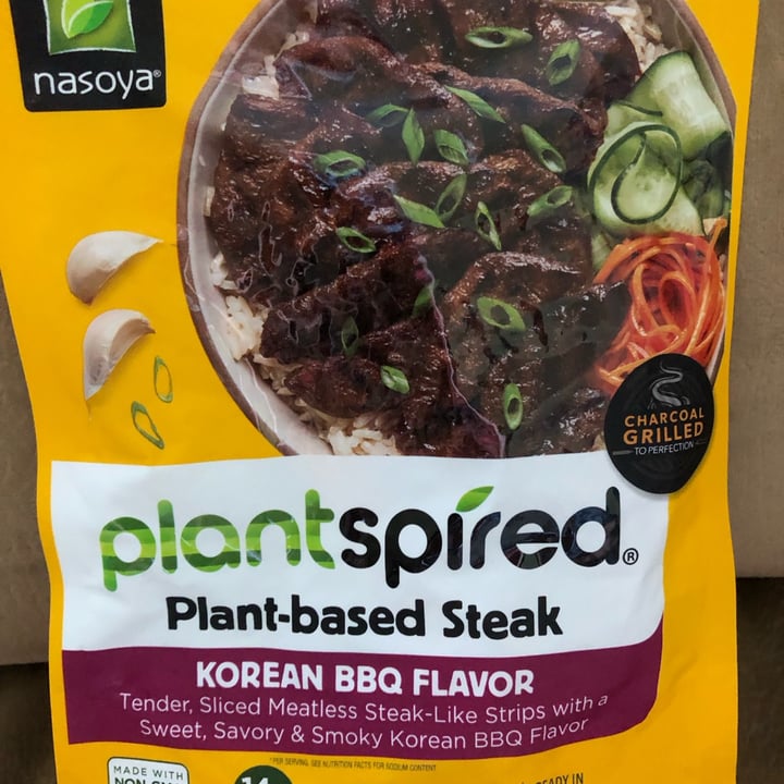 photo of Plant Spired korean bbq flavor steak shared by @justaveg on  21 Jul 2023 - review
