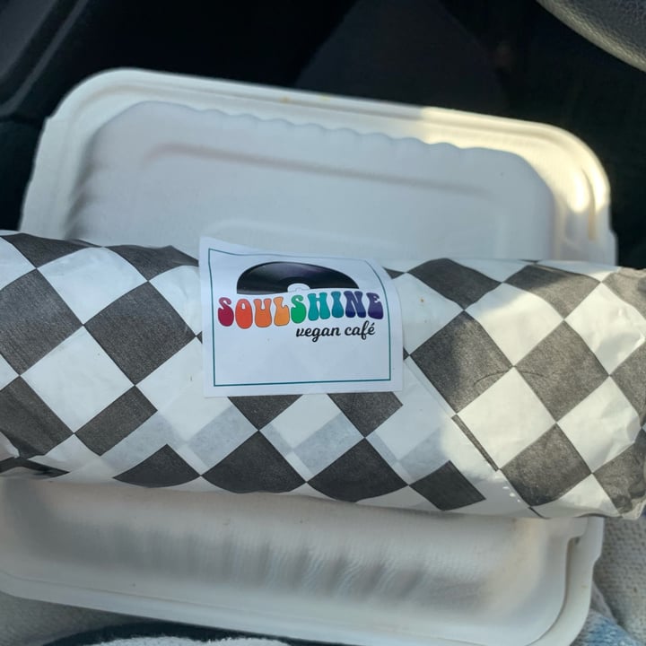 photo of Soulshine Vegan Café Breakfast Burrito shared by @allhess on  15 Jul 2023 - review