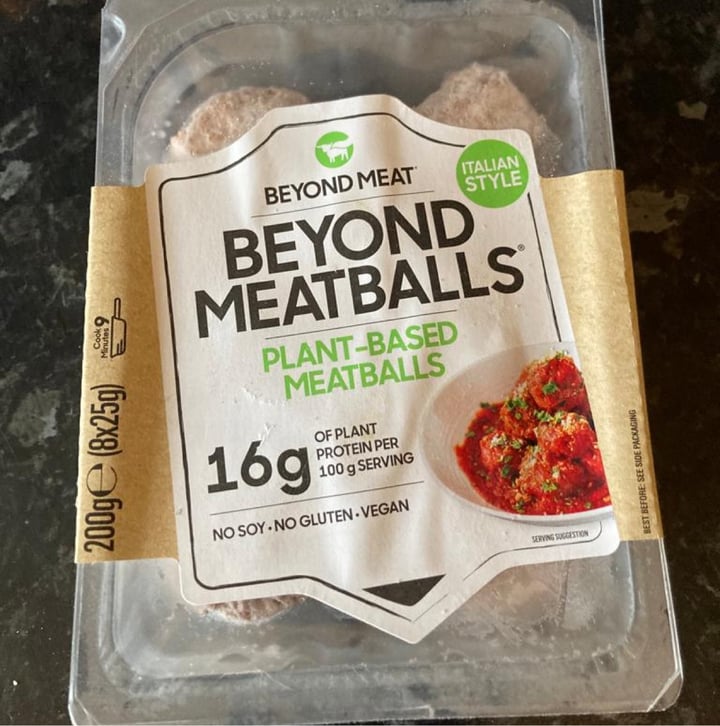photo of Beyond Meat Beyond Meatballs Italian Style shared by @lunaros on  02 Aug 2023 - review