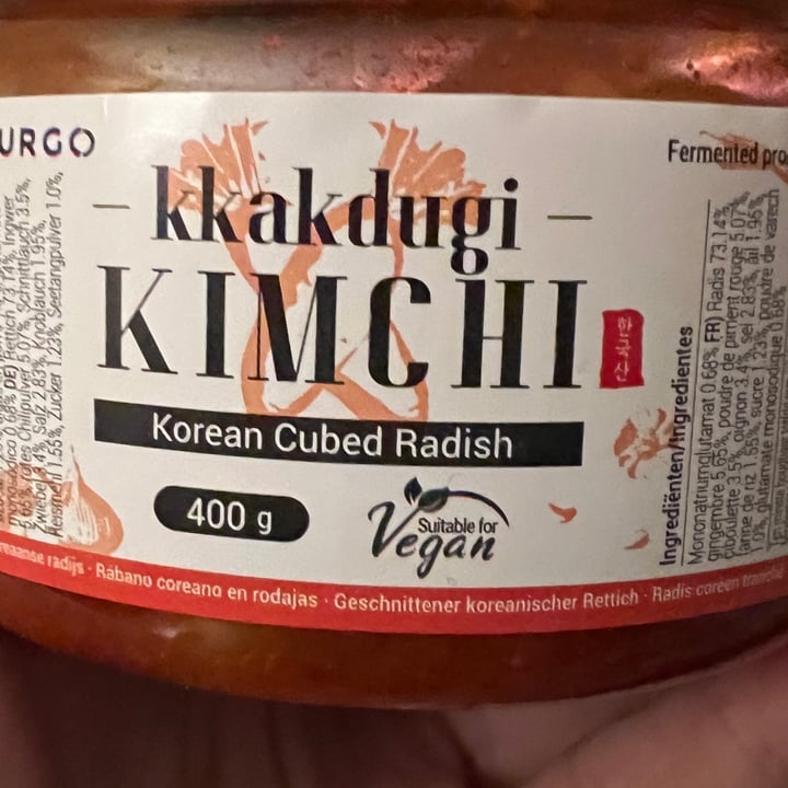 photo of Interburgo Kkakdugi kimchi shared by @carolarribas on  09 Apr 2023 - review