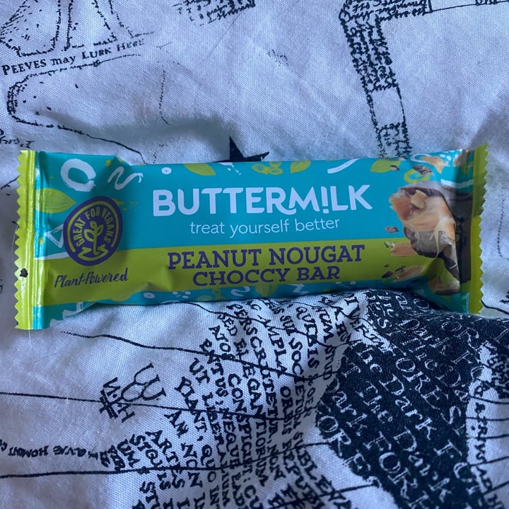 photo of Buttermilk Peanut Nougat Choccy Bar shared by @bekahfromearth on  22 Mar 2023 - review