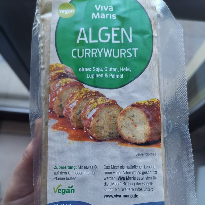 photo of Viva maris Vegane Algen Currywurst shared by @bluebox289 on  25 Mar 2023 - review