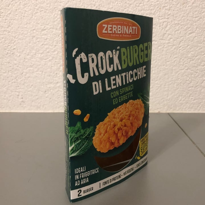 photo of Zerbinati Crockburger Di Lenticchie Con Spinaci Ed Erbette shared by @danort92 on  21 Mar 2023 - review