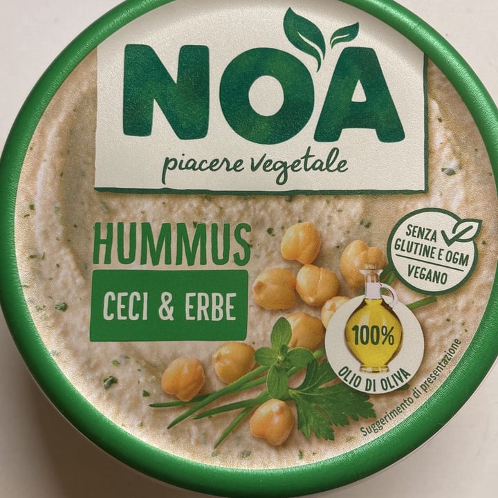 photo of noa piacere vegetale hummus ceci & erbe shared by @vegvaleria on  07 Jan 2023 - review