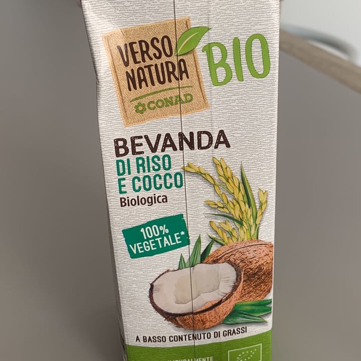 photo of Verso Natura Conad Veg Bevanda a base di riso e cocco shared by @anninary on  14 Jul 2023 - review
