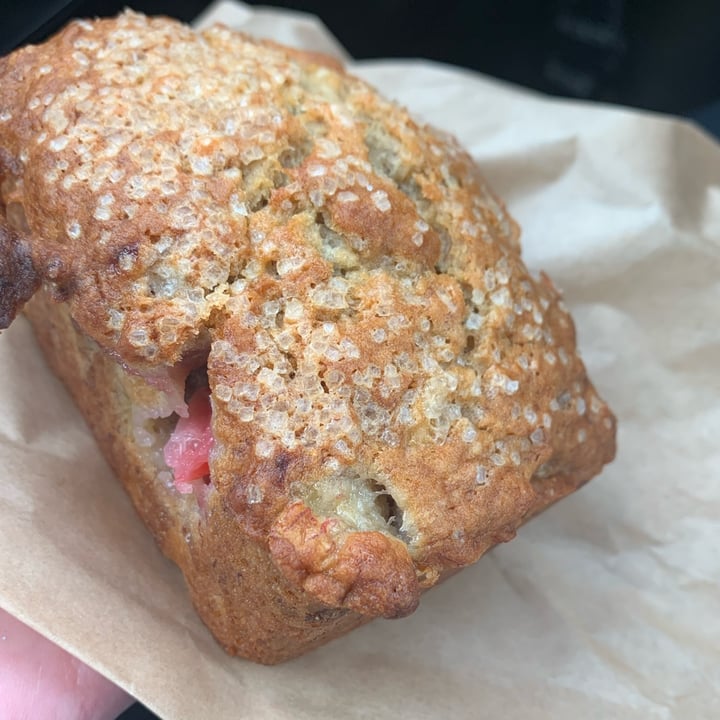 photo of The Coffee Factory Vegan Strawberry Banana Bread shared by @thatveganj on  06 Jan 2023 - review