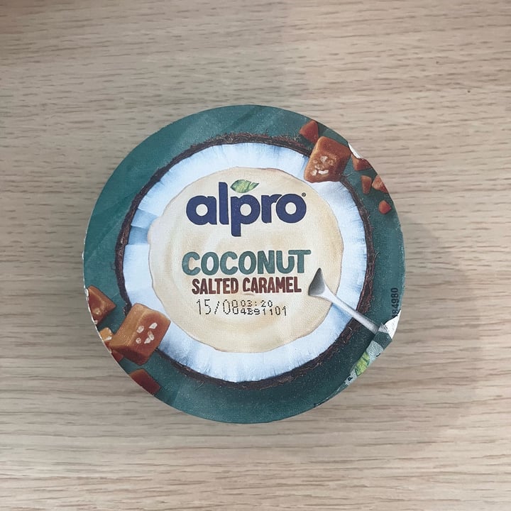 photo of Alpro Coconut Salted Caramel shared by @giuliettaveg on  27 Jul 2023 - review