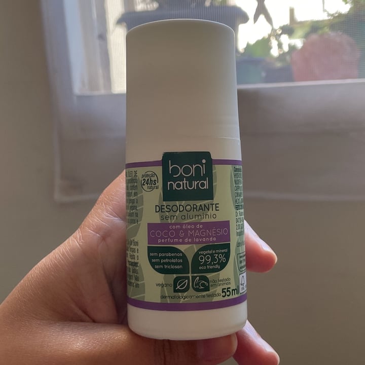 photo of Boni natural Boni Natural Desodorante Roll On shared by @lorenasamcastro on  21 May 2023 - review